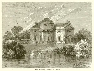 Holme Gallery: The Holme, Regents Park (engraving)