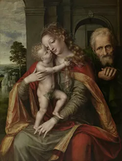 Affectionate Gallery: Holy Family, 1563 (oil on panel)