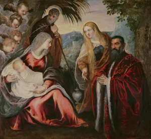 Holy Family with Matteo Saranzo (oil on canvas) Holy Family with Matteo Saranzo (oil on canvas)