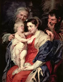 Painte Gallery: The Holy Family with St. Anne, 1639