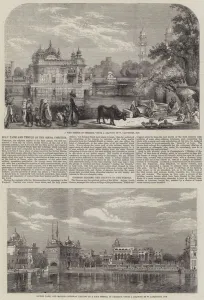 Holy Tank and Temple of the Sikhs (engraving) Holy Tank and Temple of the Sikhs (engraving)