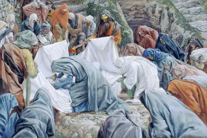 The Holy Virgin Kisses the Face of Christ before it is Wrapped in the Winding Sheet The Holy Virgin Kisses the Face of Christ before it is Wrapped in the Winding Sheet