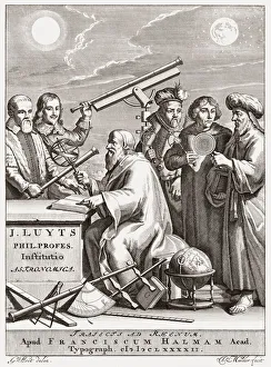 Particle Physics Gallery: Homage to six astronomers