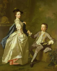 The Hon. Rachel Hamilton and her brother, the Hon. Charles Hamilton, 1740 (oil on canvas) The Hon. Rachel Hamilton and her brother, the Hon. Charles Hamilton, 1740 (oil on canvas)