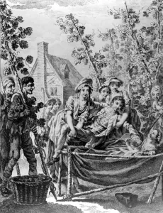 Hop Garden, an illustration to Poems on Several Occasions by Christopher Smart Hop Garden, an illustration to Poems on Several Occasions by Christopher Smart