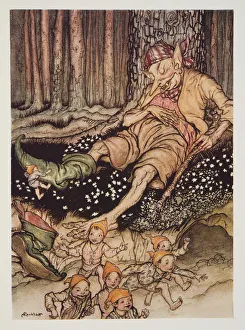 Hop-o'-my-thumb went up to the Ogre softly and pulled off his seven-league boots Hop-o'-my-thumb went up to the Ogre softly and pulled off his seven-league boots