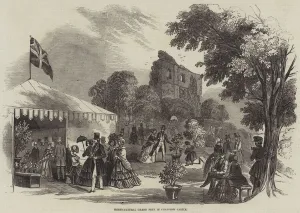 Horticultural Grand Fete in Chepstow Castle (engraving) Horticultural Grand Fete in Chepstow Castle (engraving)