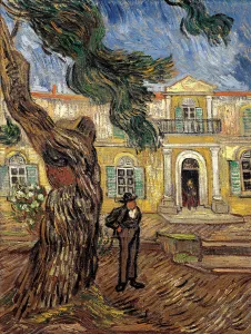 The Hospital of Saint Paul at Saint Remy de Provence - oil on canvas, 1889 The Hospital of Saint Paul at Saint Remy de Provence - oil on canvas, 1889