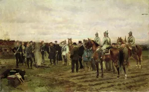 The Hostages: Souvenir of the 1870-71 Campaign, 1878 (oil on canvas) The Hostages: Souvenir of the 1870-71 Campaign, 1878 (oil on canvas)