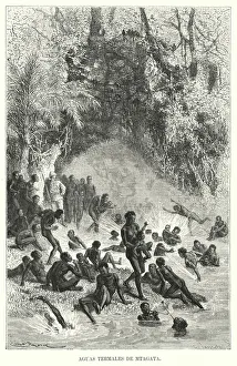 Hot springs of Mtagata, Central Africa (litho) Hot springs of Mtagata, Central Africa (litho)