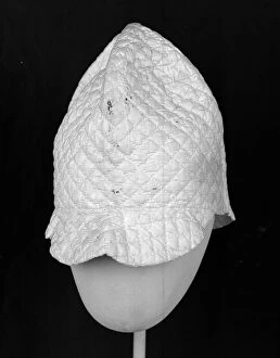 Related Images Gallery: Hot weather shako cover worn by Lieutenant-Colonel John Lewes, 2nd West India Regiment