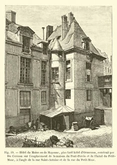 Hotel du Maine ou de Mayenne, plus tard hotel d'Ormesson, construit par Du Cerceau sur l'