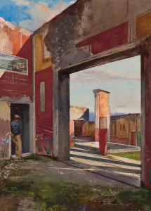The House of Castor and Pollux in Pompeii with an official guide The House of Castor and Pollux in Pompeii with an official guide