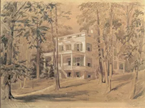 The House of John James Audubon, New York, 1852 (w/c on paper) The House of John James Audubon, New York, 1852 (w/c on paper)