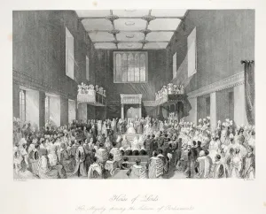 House of Lords, from London Interiors with their Costumes and Ceremonies pub House of Lords, from London Interiors with their Costumes and Ceremonies pub