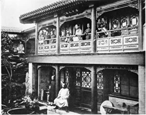 China, Tibet And Bhutan Gallery: The House of Mr Yang, c.1872 (b / w photo)