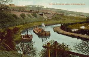 Huddersfield Broad Canal, Canker Lane, Huddersfield, Yorkshire (photo) Huddersfield Broad Canal, Canker Lane, Huddersfield, Yorkshire (photo)