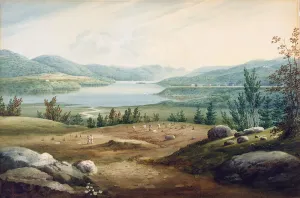 Hudson River at West Point, New York, 1820 (w/c on paper mounted on cardboard) Hudson River at West Point, New York, 1820 (w/c on paper mounted on cardboard)