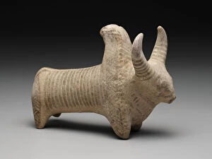 Bos indicus Gallery: Humped bull (zebu, or Bos Indicus), 3rd millennium B.C (terracotta)