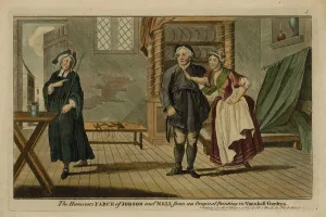 The humrous farce of Jobson and Nell (coloured engraving) The humrous farce of Jobson and Nell (coloured engraving)