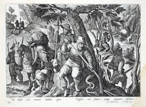 Hunters use spears or guns loaded with lead to hunt mountain boar Hunters use spears or guns loaded with lead to hunt mountain boar