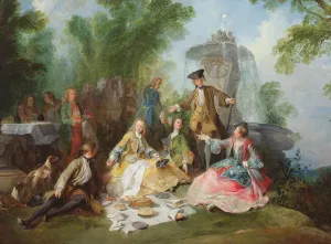 The Hunting Party Meal, c. 1737 (oil on canvas) The Hunting Party Meal, c. 1737 (oil on canvas)
