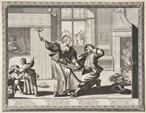 The Husband-Beater, c.1633 (etching & engraving)