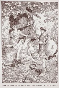 I am not Heracles the Mighty, and I want none of your golden fruit (litho) I am not Heracles the Mighty, and I want none of your golden fruit (litho)
