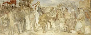 I am searching for my Donkey, Wartburg Castle, c.1854/55 (fresco) I am searching for my Donkey, Wartburg Castle, c.1854/55 (fresco)