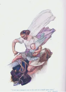 I tied my youngest son to the end of a small spare mast (The Comedy of Errors) I tied my youngest son to the end of a small spare mast (The Comedy of Errors)