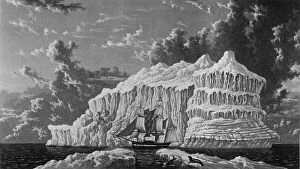 Images Dated 11th July 2008: Iceberg in Baffins Bay, July 1819, from Journal of a Voyage for the Discovery