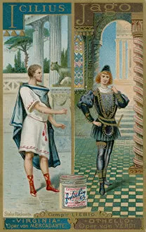 Icilius and Iago (chromolitho)