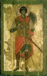 Icon of St. George, 1130-50 (tempera on panel) Icon of St. George, 1130-50 (tempera on panel)