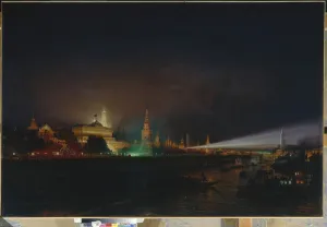 Illumination of the Kremlin, 1883 (oil on canvas) Illumination of the Kremlin, 1883 (oil on canvas)