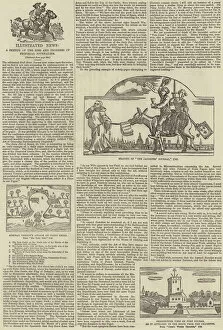 Illustrated News, a Sketch of the Rise and Progress of Pictorial Journalism (engraving)