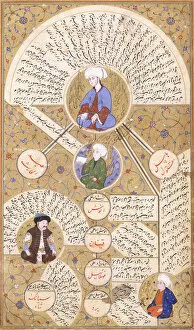 Early Seventeenth Century Gallery: An illustrated page from the manuscript Zubdei Tarih (Cream of Genealogies), c