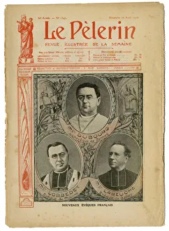 Illustration of Achille Lemot (1846-1909) for the Cover of Le Pelerin Illustration of Achille Lemot (1846-1909) for the Cover of Le Pelerin