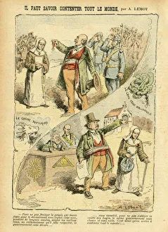 Illustration of Achille Lemot (1846-1909) in Le Pelerin Illustration of Achille Lemot (1846-1909) in Le Pelerin