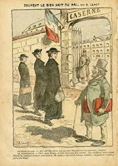 Illustration of Achille Lemot (1846-1909) in Le Pelerin Illustration of Achille Lemot (1846-1909) in Le Pelerin