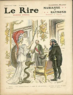 Illustration of Adolphe dit Willette (1857-1926) for the Cover of Le Rire Illustration of Adolphe dit Willette (1857-1926) for the Cover of Le Rire