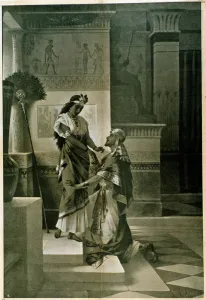 Illustration for Aida, opera by Giuseppe Verdi, 19th century Illustration for Aida, opera by Giuseppe Verdi, 19th century