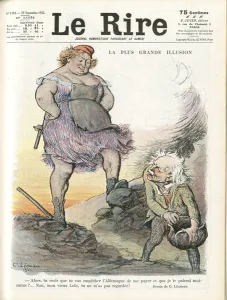 Illustration of Charles Leandre (1862-1934) for the Cover of Le Rire Illustration of Charles Leandre (1862-1934) for the Cover of Le Rire