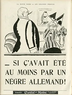 Illustration by Chas-Laborde (1886-1941) in Le Rire, 18/03/22 - Black shame or lost colonies - Germany Prussia Illustration by Chas-Laborde (1886-1941) in Le Rire, 18/03/22 - Black shame or lost colonies - Germany Prussia