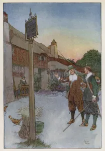 Illustration for The Compleat Angler by Izaak Walton Illustration for The Compleat Angler by Izaak Walton