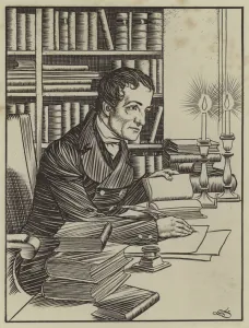 Illustration for The Essays of Elia by Charles Lamb (litho) Illustration for The Essays of Elia by Charles Lamb (litho)