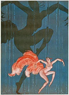 Illustration of Josephine Baker from 'La Vie Parisienne', 1920 (colour Litho) Illustration of Josephine Baker from 'La Vie Parisienne', 1920 (colour Litho)