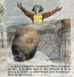 Illustration of the late 19th century for the tale by Hans Christian Andersen (1805-1875 Illustration of the late 19th century for the tale by Hans Christian Andersen (1805-1875