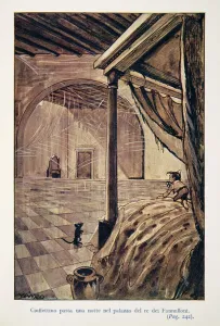 Illustration from 'Le Avventure di Ciuffettino' Illustration from 'Le Avventure di Ciuffettino'