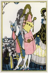 Illustration for 'Rogues In Porcelain', A Miscellany of Eighteenth Century Poems (colour litho) Illustration for 'Rogues In Porcelain', A Miscellany of Eighteenth Century Poems (colour litho)