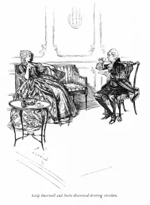 Illustration for Sheridan's The School for Scandal (engraving) Illustration for Sheridan's The School for Scandal (engraving)